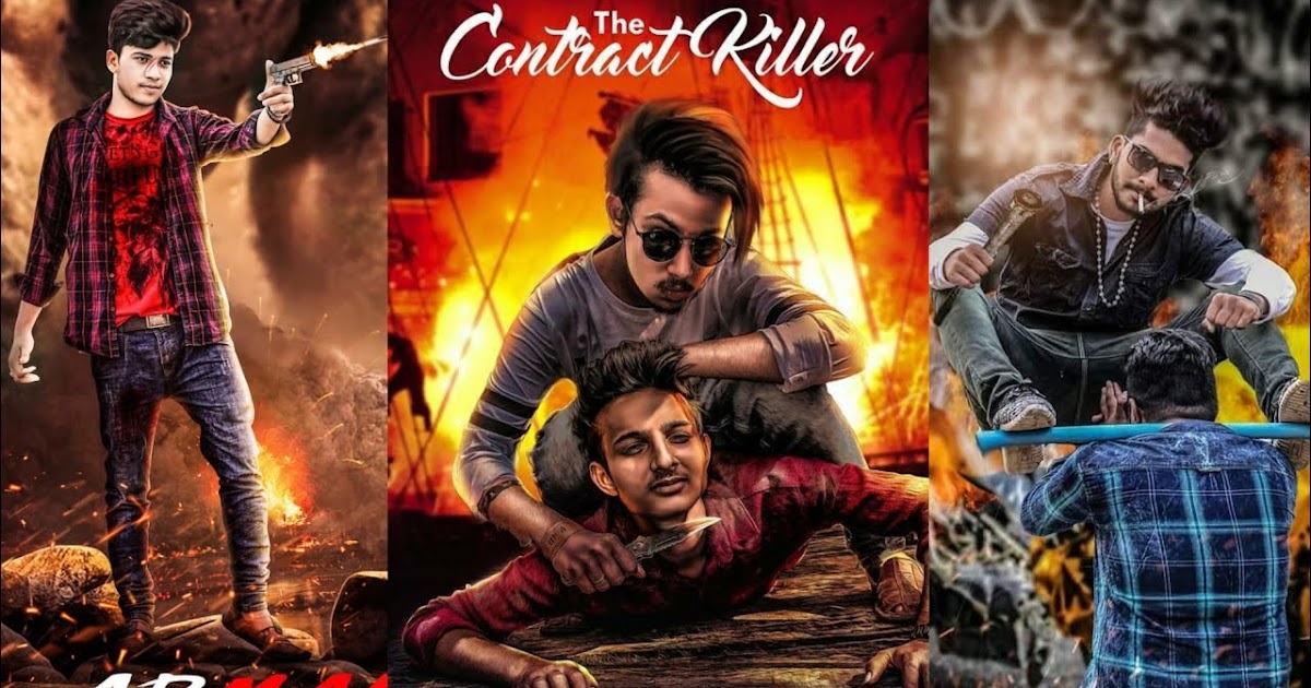 Contract killer photo editing picsart tutorial 2019 background download -  LEARNINGWITHSR