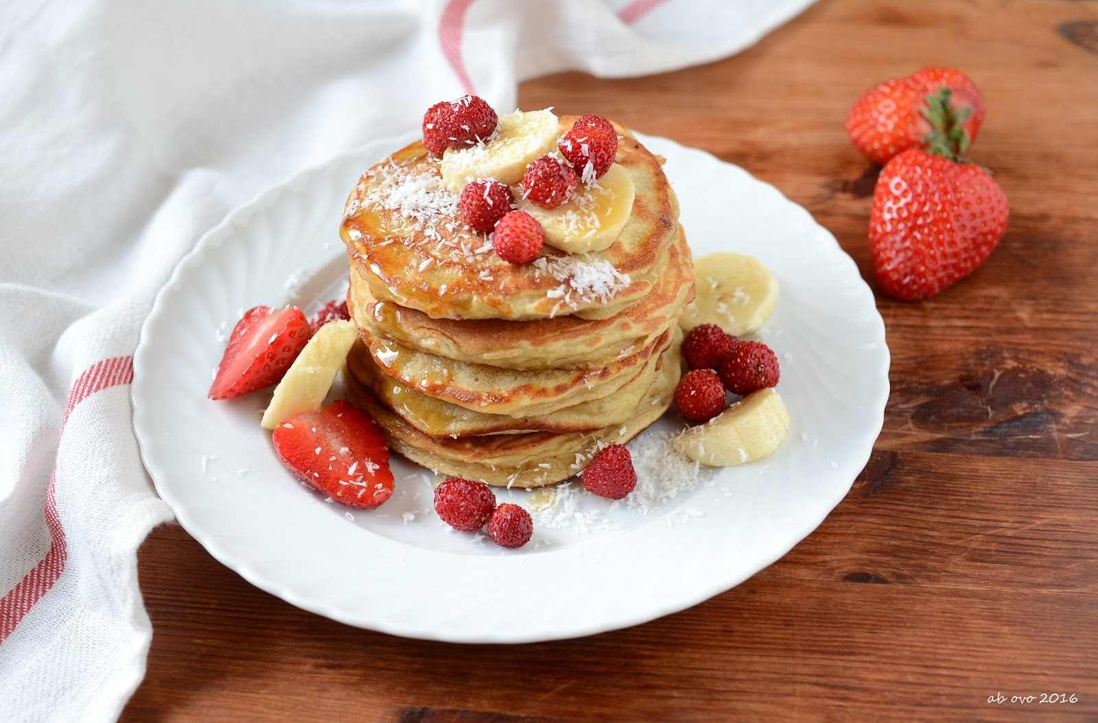 Ab oVo. Blog di ricette Pancakes di banana e avena