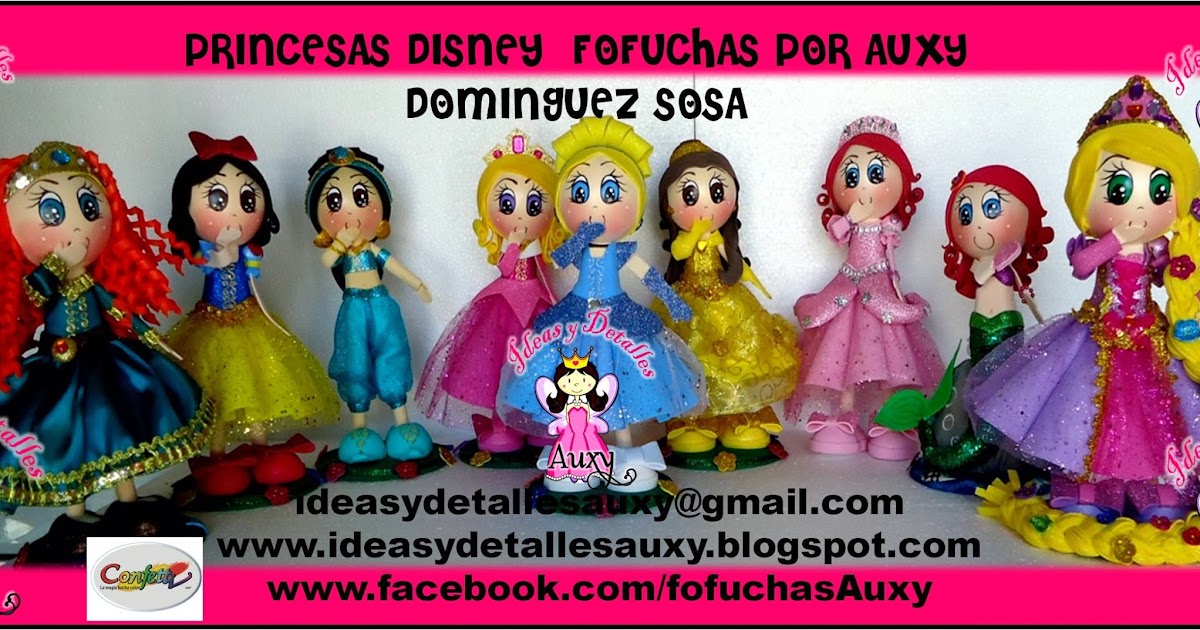 fofuchas princesas disney