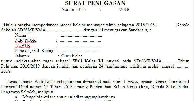 Contoh Surat Pribadi Untuk Guru Wali Kelas Contoh Surat