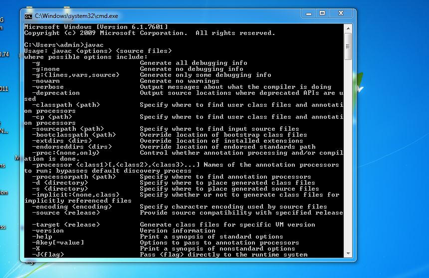 Verification of Java Path. JavaForm