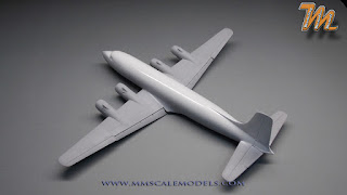 Delta Airlines Douglas DC-6, 1/144  scale model Mr. Color C01 Mr. Leveling Thinner 
