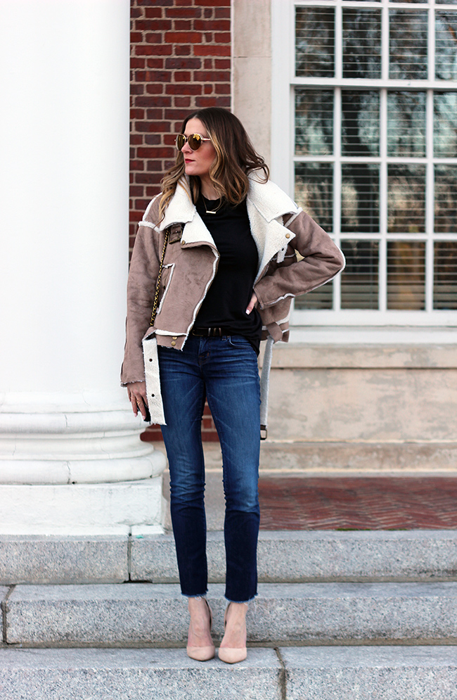 Faux Shearling Lined Jacket | Threads for Thomas
