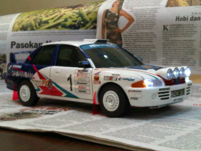 My Precious Collections: Proton Wira PERT Rally Car Replica in 1/16