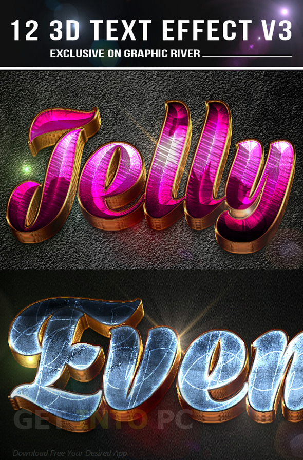 3d text effects software free download