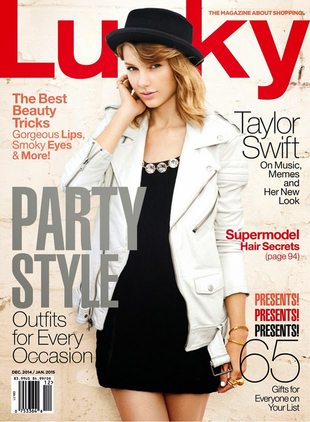 Taylor Swift covers Lucky Magazine December/January 2014/15