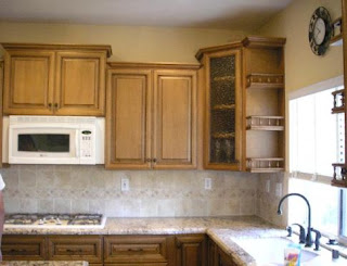 light brown kitchen cabinets image