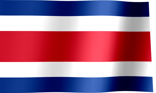 Costa Rica Flag GIF | All Waving Flags