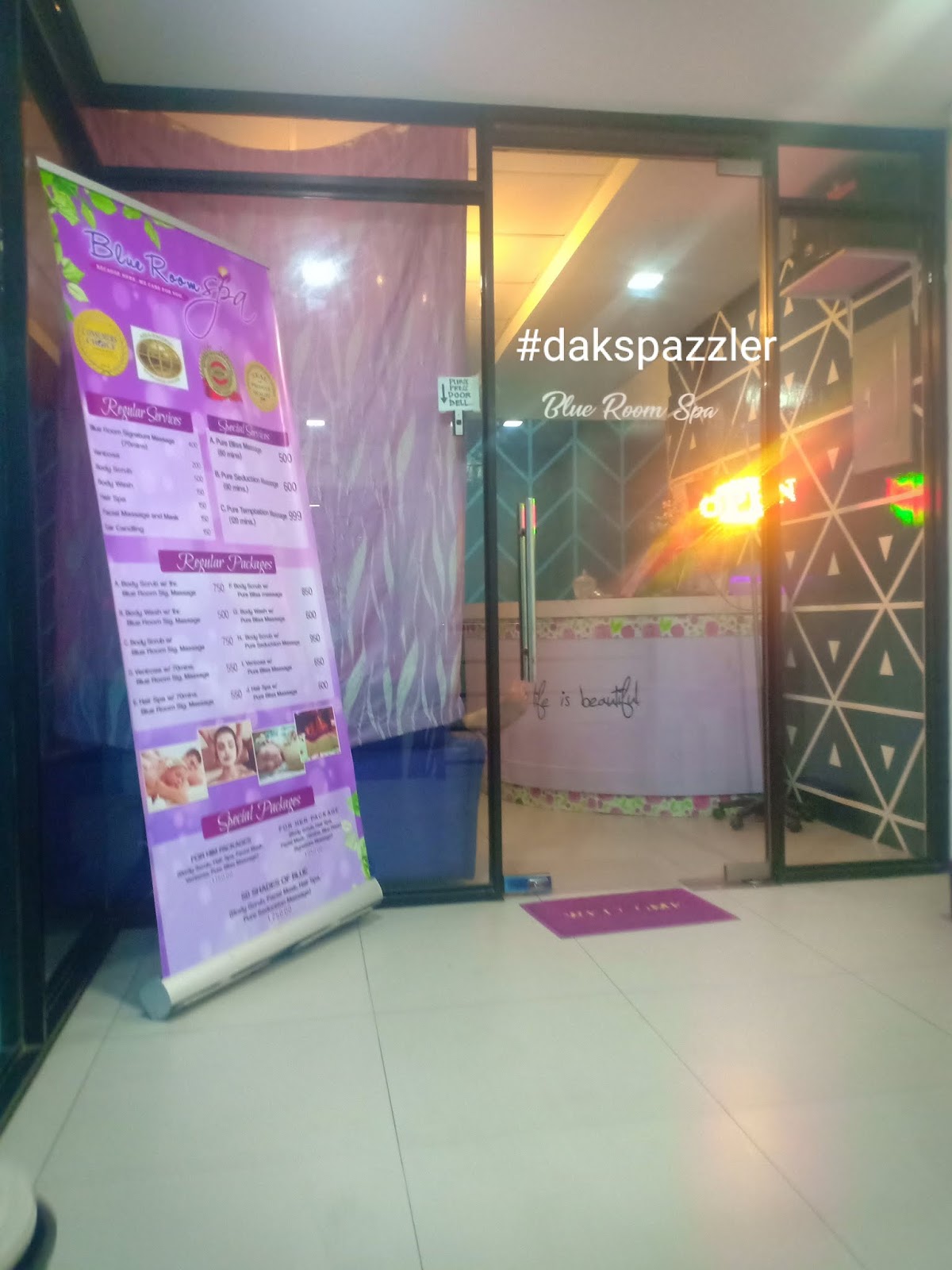 The Spadventures of Spazman Dex BLUE ROOM SPA ( Lilac St., Marikina City )