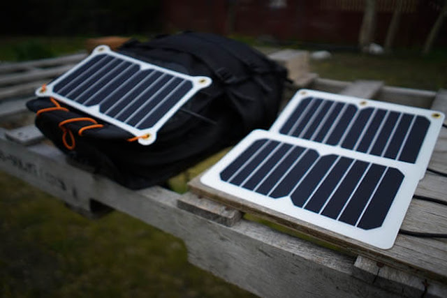 solar charging panels and USB