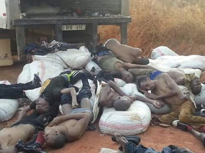 Graphic: Foreign Nationals Found Dead In A Truck In Zambia Ahead Of General Elections Graphic: Foreign Nationals Found Dead In A Truck In Zambia Ahead Of General Elections