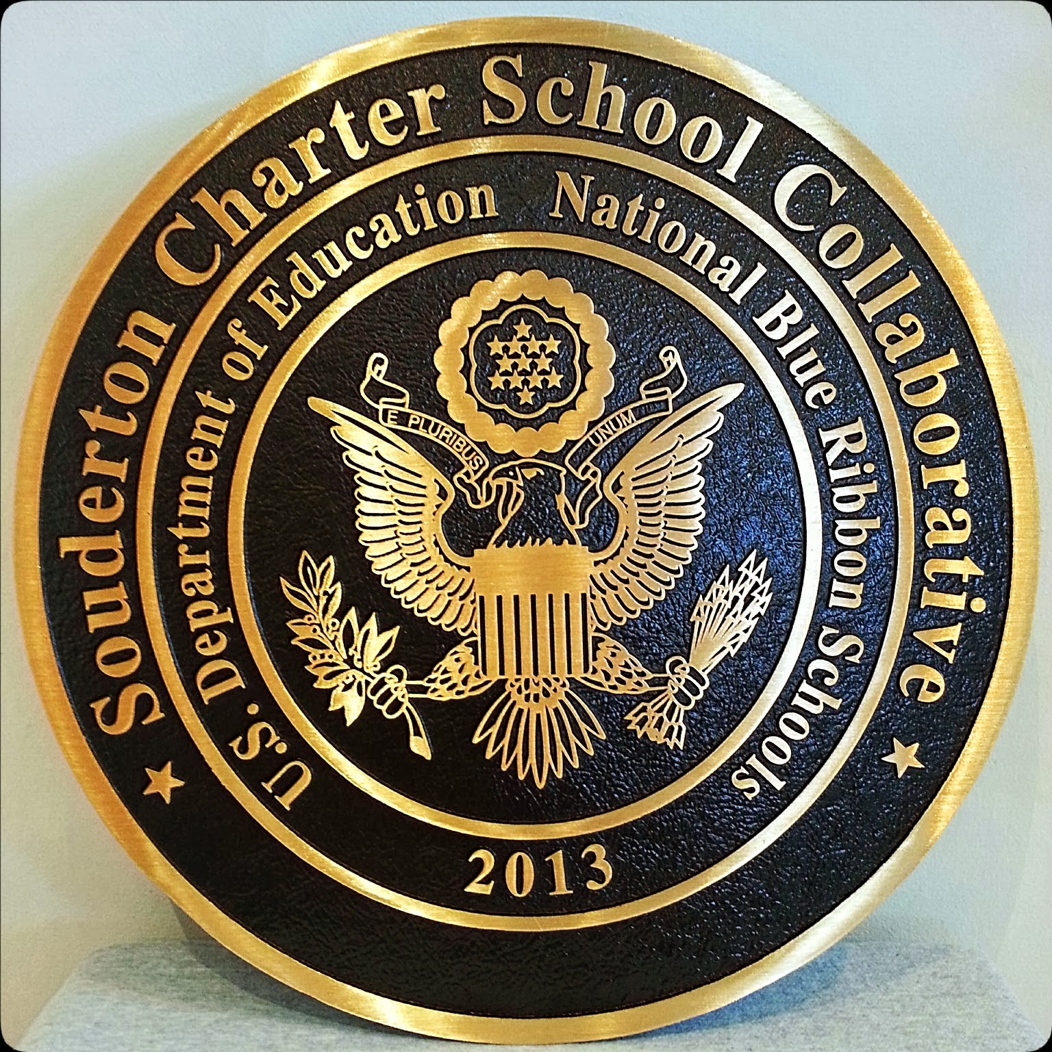 National Blue Ribbon Award Winners Bronze Recognition Plaque