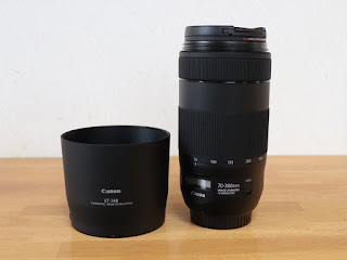 今回組み合わせる
レンズとフード Canon LENS HOOD ET-74B + EF70-300mm F4-5.6 IS II USM