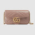 GG Marmont matelassé leather super mini bag