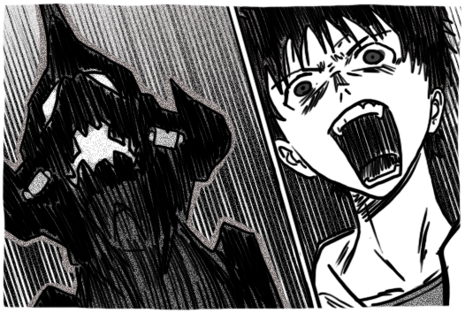 Evangelion Manga Panels - Canonsx 210
