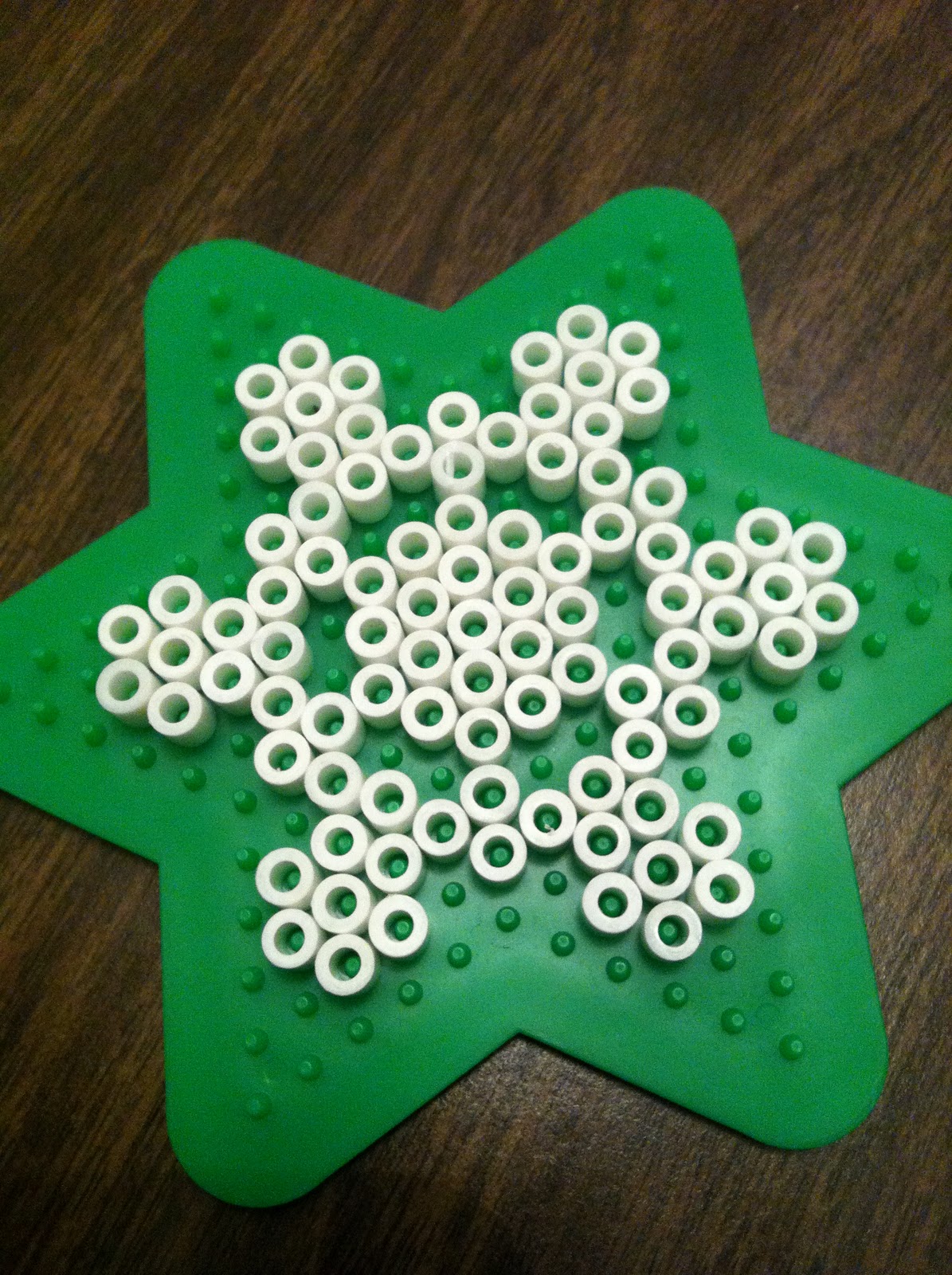 teacher hama bead gift Creative: The Snowflake Ornaments Contemplative