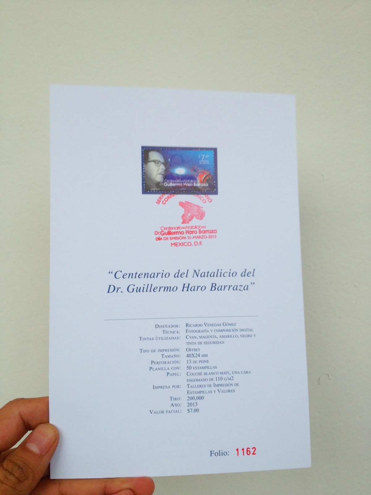 Museo de Filatelia de Oaxaca · MUFI “Centenario del Natalicio del Dr