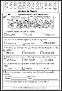 Tirinha natal Tirinha com o tema de natal