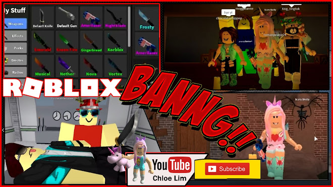 Chloe Tuber Roblox Murder Mystery 2 Gameplay Collecting