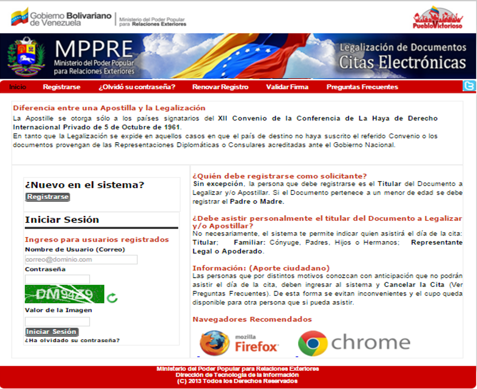 ministerio de relaciones exteriores venezuela citas para ministerio de relaciones exteriores venezuela citas para