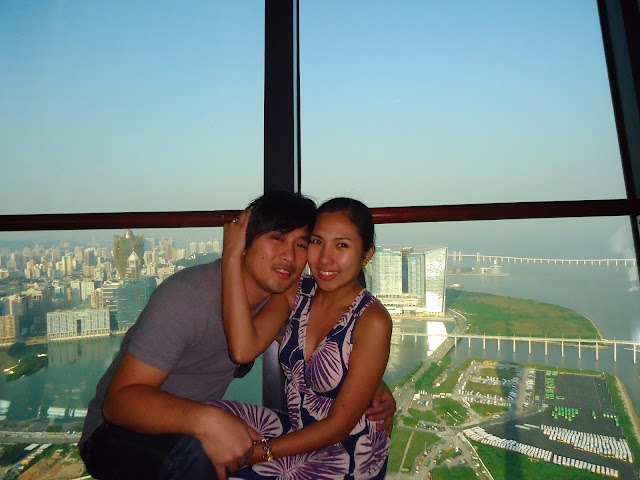 Ed and Lady at Macau Tower