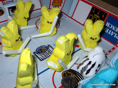 Peeps on Parade! on the Virtual Fridge, an art link-up hosted by Homeschool Coffee Break @ kympossibleblog.blogspot.com