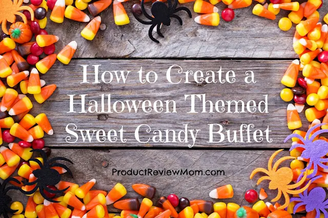 How to Create a Halloween Themed Sweet Candy Buffet  via  www.productreviewmom.com