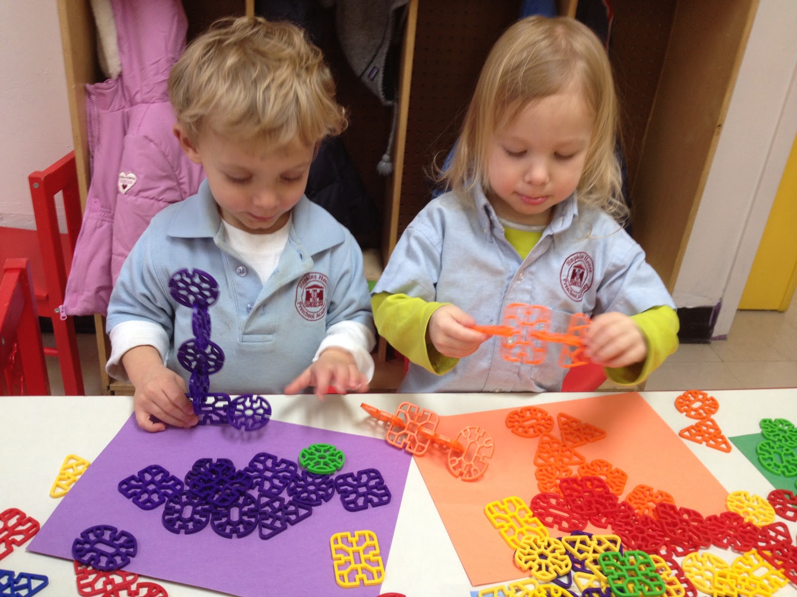 HH Preschool Class Reflections Color Sorting Activity