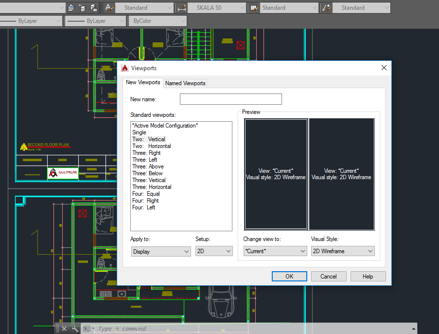 Cara Membagi Layar Viewport AutoCAD Menjadi Banyak Arsitur Studio