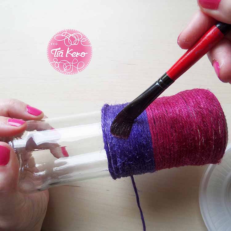 Tía Keko y manualidades con cristal