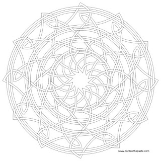 knot and rings to print and color in jpg and transparent PNG versions