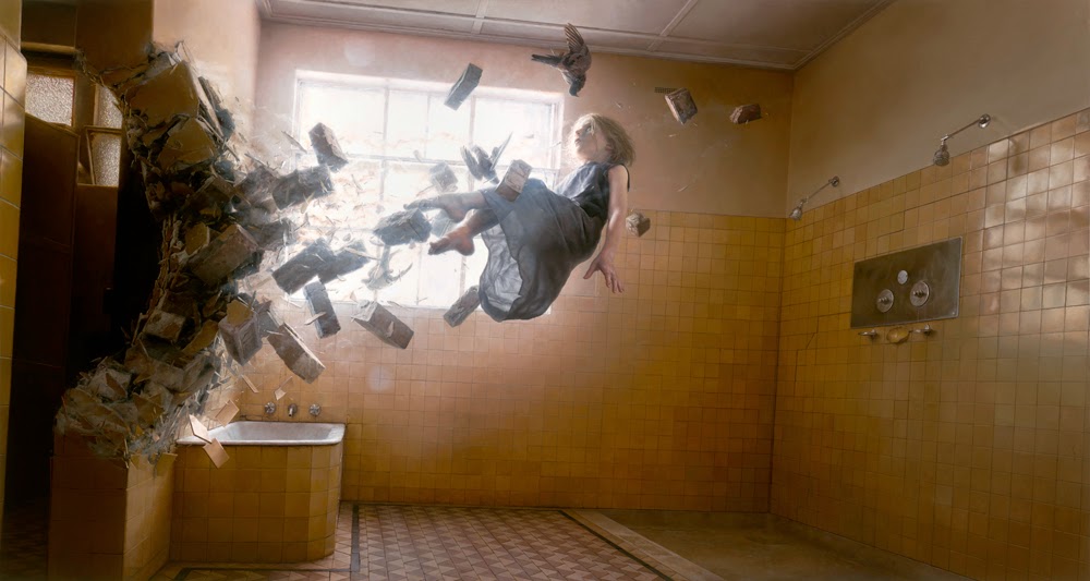 01-Acedia-Jeremy-Geddes-Body-Weightlessness-in-Surreal-Paintings-www-designstack-co