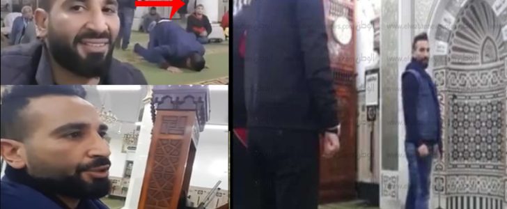 أحمد سعد يستفز الجمهور بتصوير نفسه سيلفي داخل المسجد أحمد سعد يستفز الجمهور بتصوير نفسه سيلفي داخل المسجد