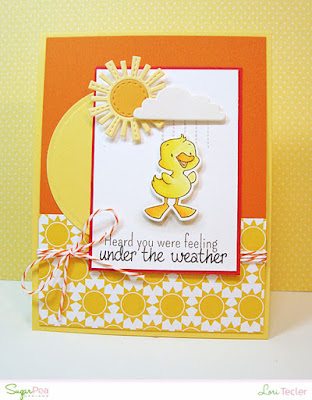 Under the Weather card-designed by Lori Tecler/Inking Aloud-stamps and dies from SugarPea Designs