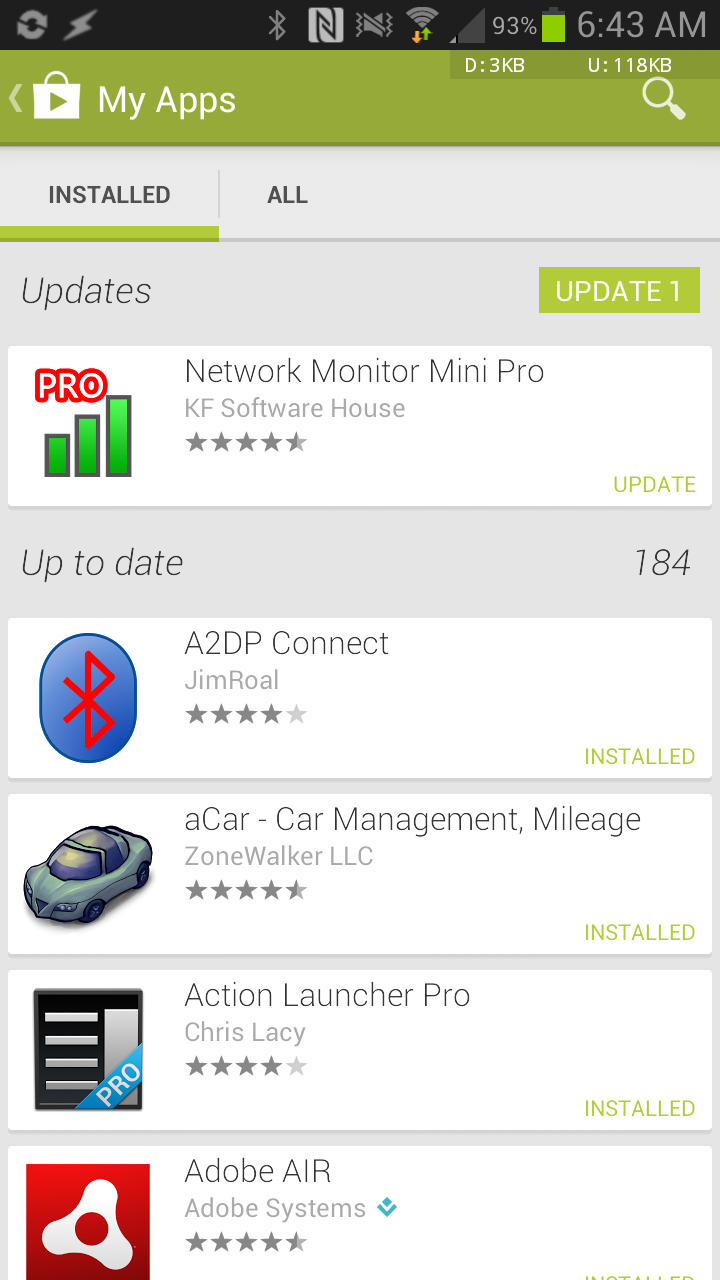 Download Google Play Store 4.0.25 dengan Tampilan Baru Android 2.2
