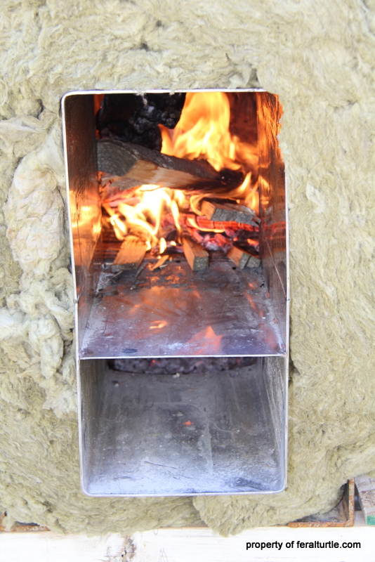 The Feral Turtle Rocket Stove / Pizza Oven Part 4