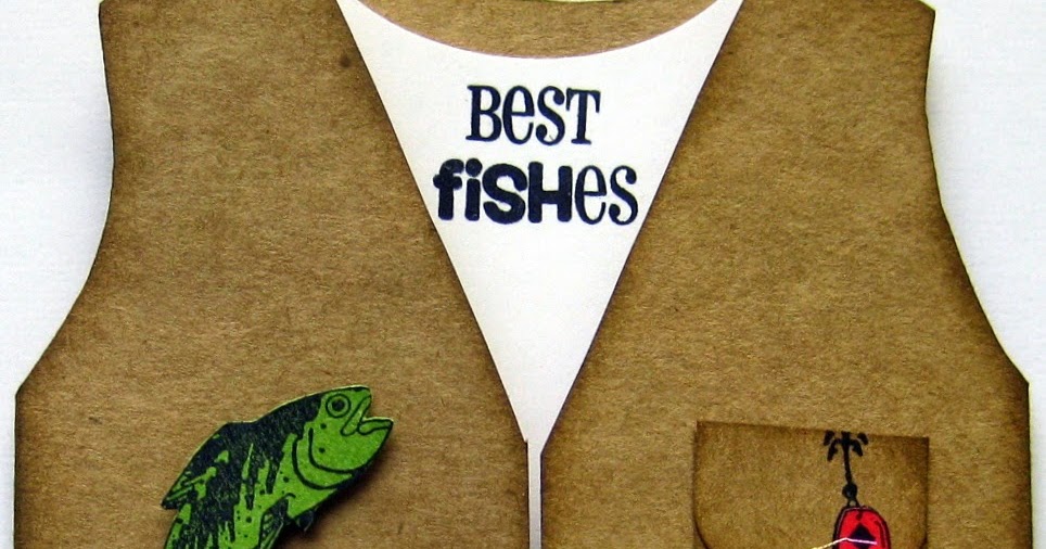 Karen's Kreative Kards Guy's Fishing Vest Card