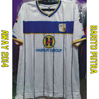 Barito Putra 2014 away ( vendor lokal ) Toko, Online, murah amanah, terpercaya, jual, jersey, liga indonesia, sepatu, futsal, sport casual, running, bola, setelan olahraga