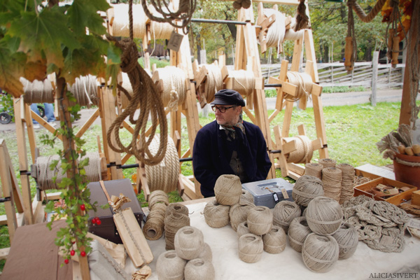 aliciasivert, alicia sivertsson, skansen, skansens höstmarknad, market, autumn, snöre, tamp, rep, rope