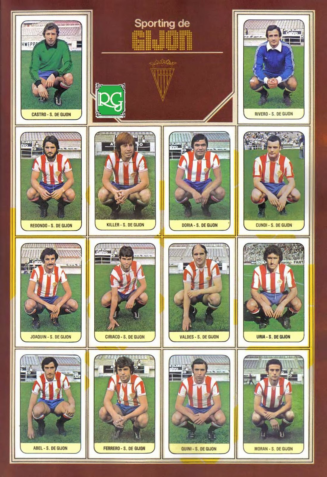 wwwrecuerdogijon.blogspot.com: EL SPORTING DE GIJÓN EN CROMOS DESDE 1977 A 1982