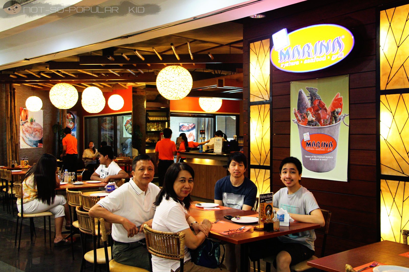 MARINA Seafood Restaurant in Robinson's Place Ermita - A Not-So-Popular
