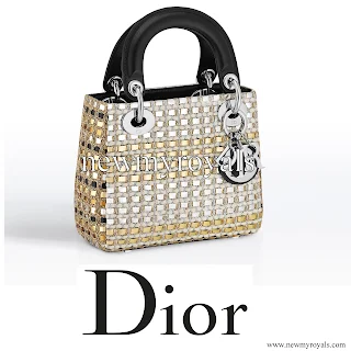 Lady Kitty Spencer style DIOR Lady Diormini Bag