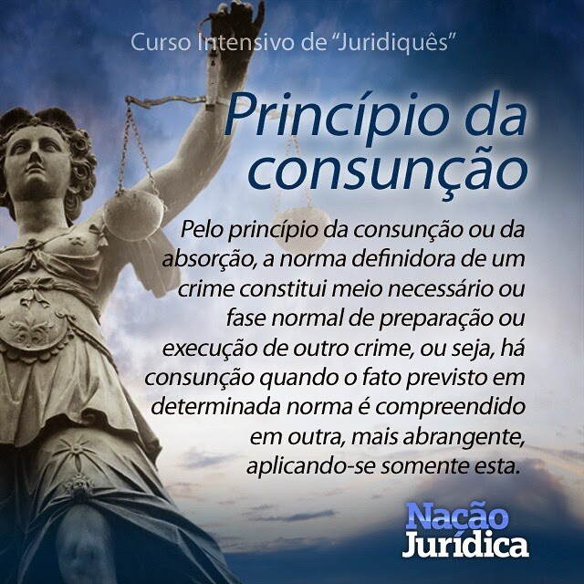 FAZENDO DIREITO FAP 83991213600(wpp) PRINCÍPIO DA CONSUNÇÃO FAZENDO DIREITO FAP 83991213600(wpp) PRINCÍPIO DA CONSUNÇÃO