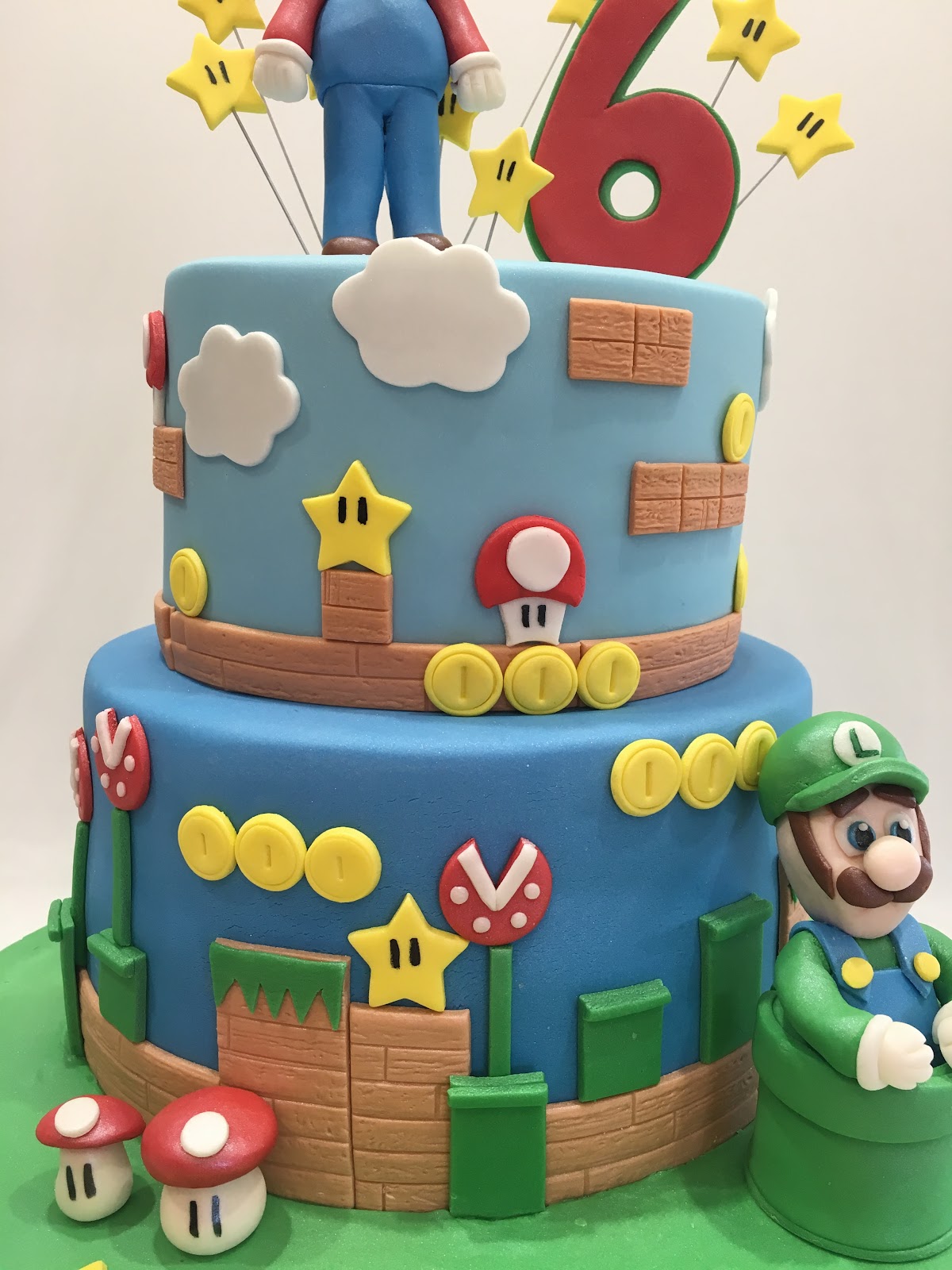 Super Mario Brothers Sheet Cake