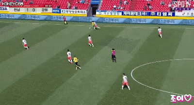 전남 김영욱 원더골 ㄷㄷㄷ.gif | 인스티즈