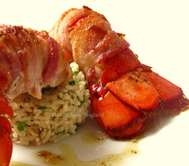 Foodin New England Bacon Wrapped Lobster Tails