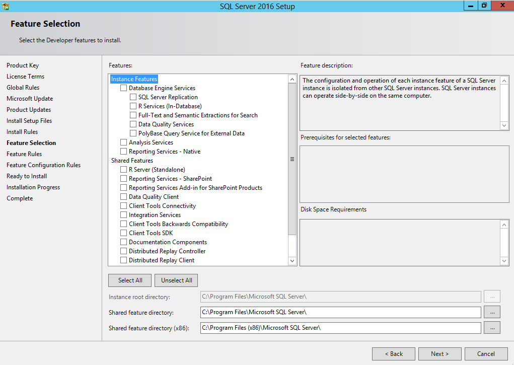 BI Future Blog: Installation of SQL Server Developer Edition 2016