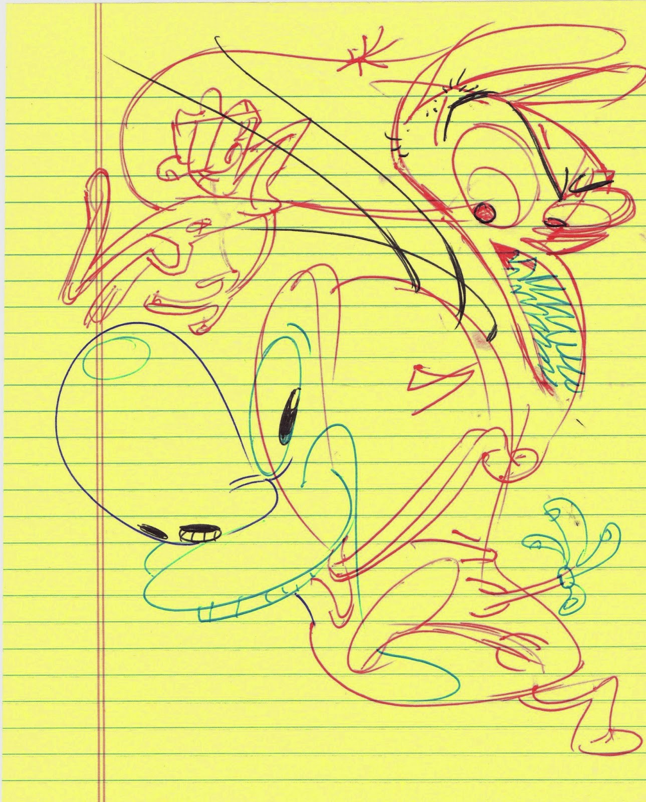 John K Stuff Ren Stimpy Doodles