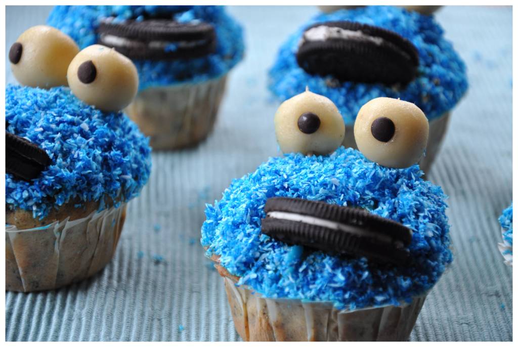 Krümelkreationen: Oreo-Krümelmonster-Muffins