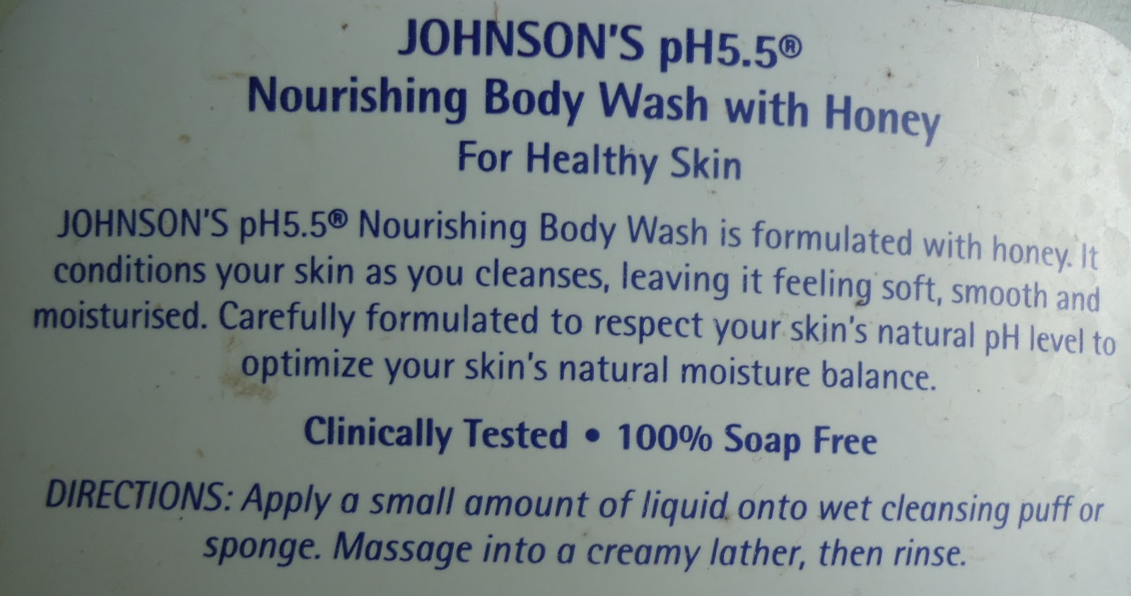 Johnsons Ph 5.5 Nourishing Honey Body Wash Review New Love Makeup